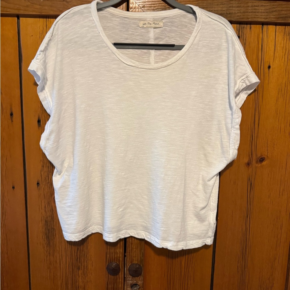 We The Free White Short Sleeve Top